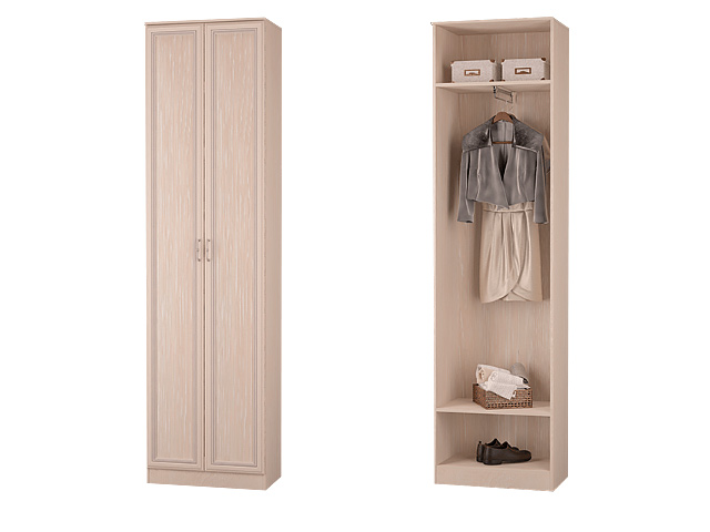 Шкаф для одежды с выдвижной штангой